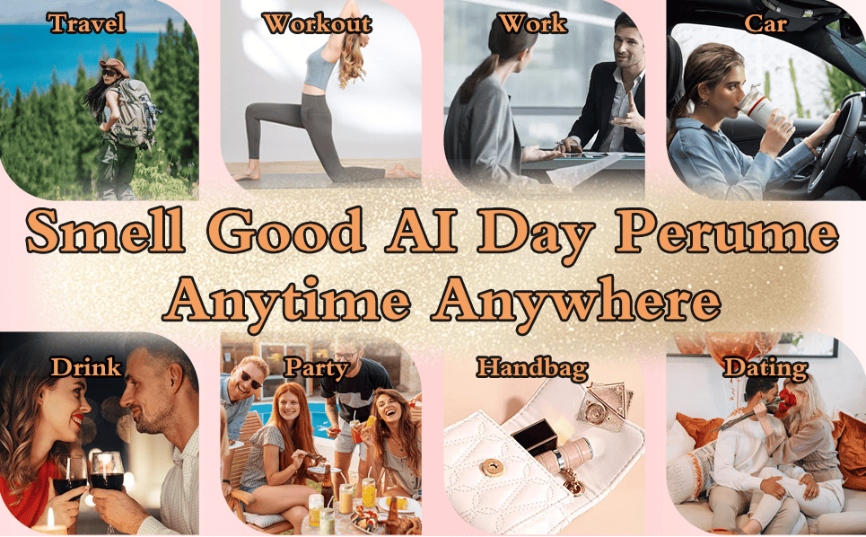 PSLZW003BW   portable perfume bottle, 8ml luxury perfume bottle, 2pc combination sales with black + white magnetic leather leak-proof Refillable perfume bottle perfume atomizer travel mini