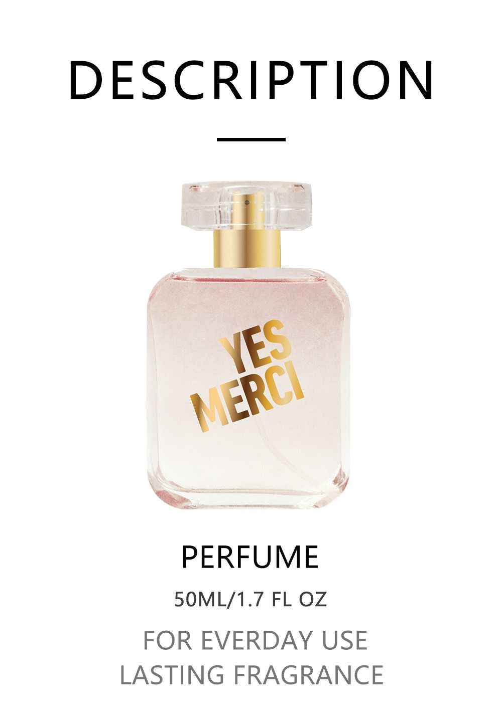 3-Piese Set Women's Eau De Parfuma Spray & Body Cream Gift Box, Long Lasting Scent, Ideal For Halloween/Christmas/ Holiday Gifts, 1.7 Fl Oz Perfume, 0.51 Fl Oz Perfume, 2.9 Oz Body Cream