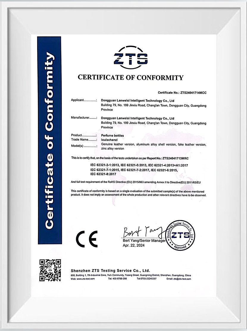 PSLZW003BW   portable perfume bottle, 8ml luxury perfume bottle, 2pc combination sales with black + white magnetic leather leak-proof Refillable perfume bottle perfume atomizer travel mini