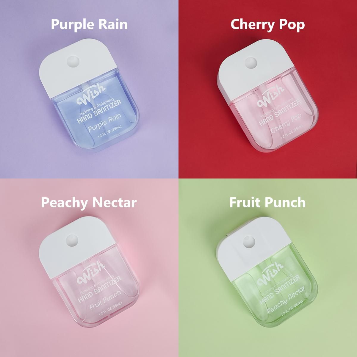 Wish 4pcs Hand Sanitizer Spray, Mini Travel Essential ltemsSpray Hand Sanitizer, Portable Aloe Vera HandPerfume Spray, HandsCleaning, And Delicately Scented. for Moisturizing Hand Fragrance Spray